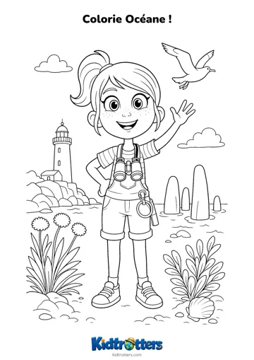 Coloriage d’Océane