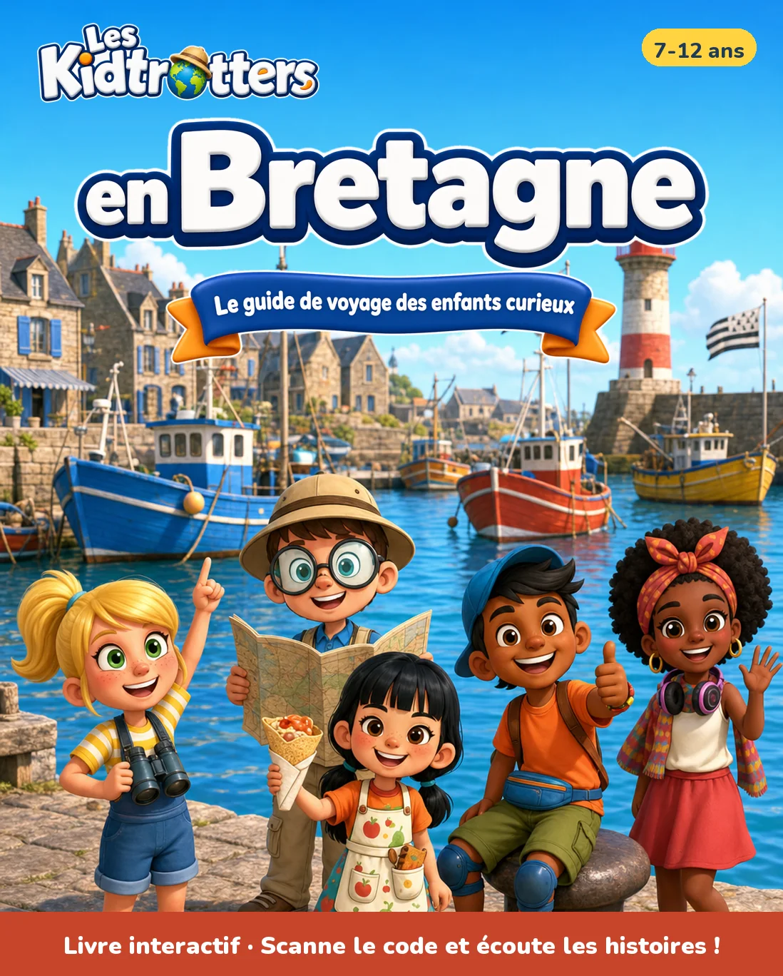 Couverture du guide Les Kidtrotters en Bretagne